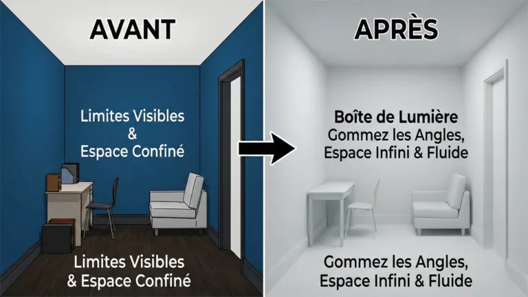 avant après peinture claire