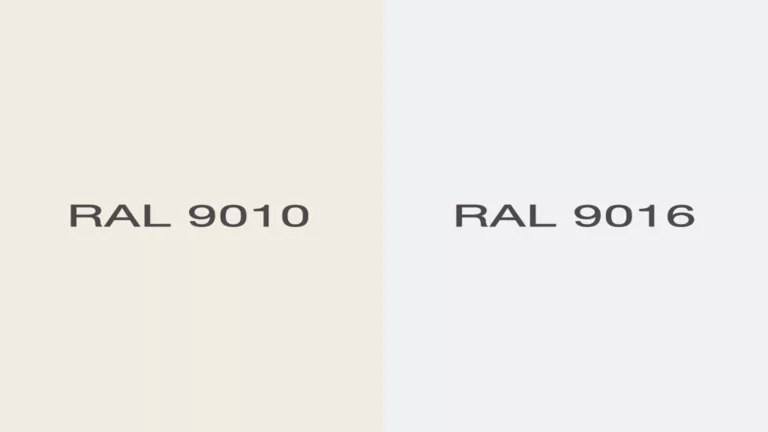 ral 9010 et ral 9016